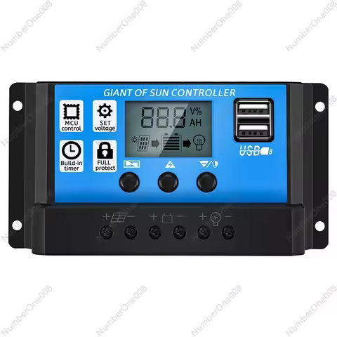 180W 12V Solar Panel Kit with Charge Controller for Caravan, RV, Boat, Marine Battery Charging, Off-Grid Power Supply