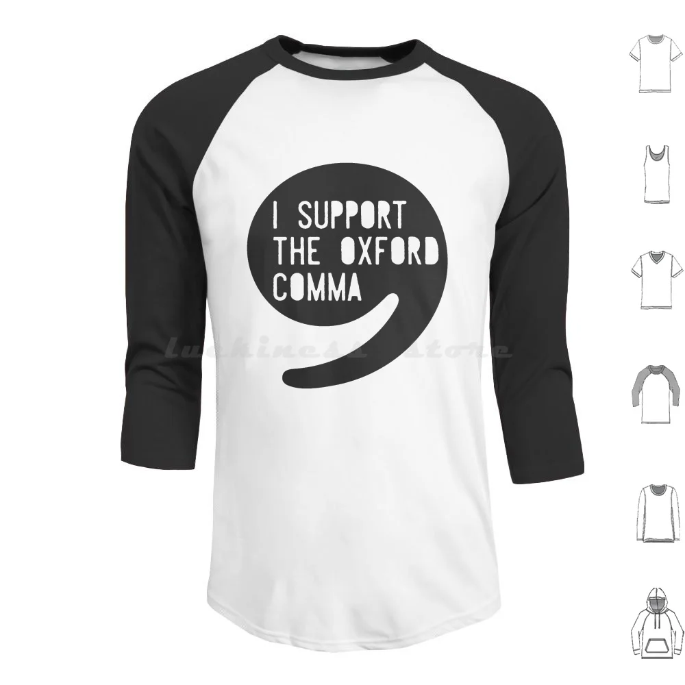 I Support The Hoodies Long Sleeve Literature Teacher Teach Teaching English Grammar Typography Funny Language School