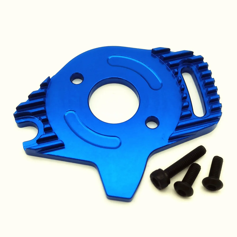 Aluminum Motor Plate Motor Mount with Heatsink for Traxxas Slash 4x4 VXL Hoss 4x4 VXL Stampede 4x4 6890