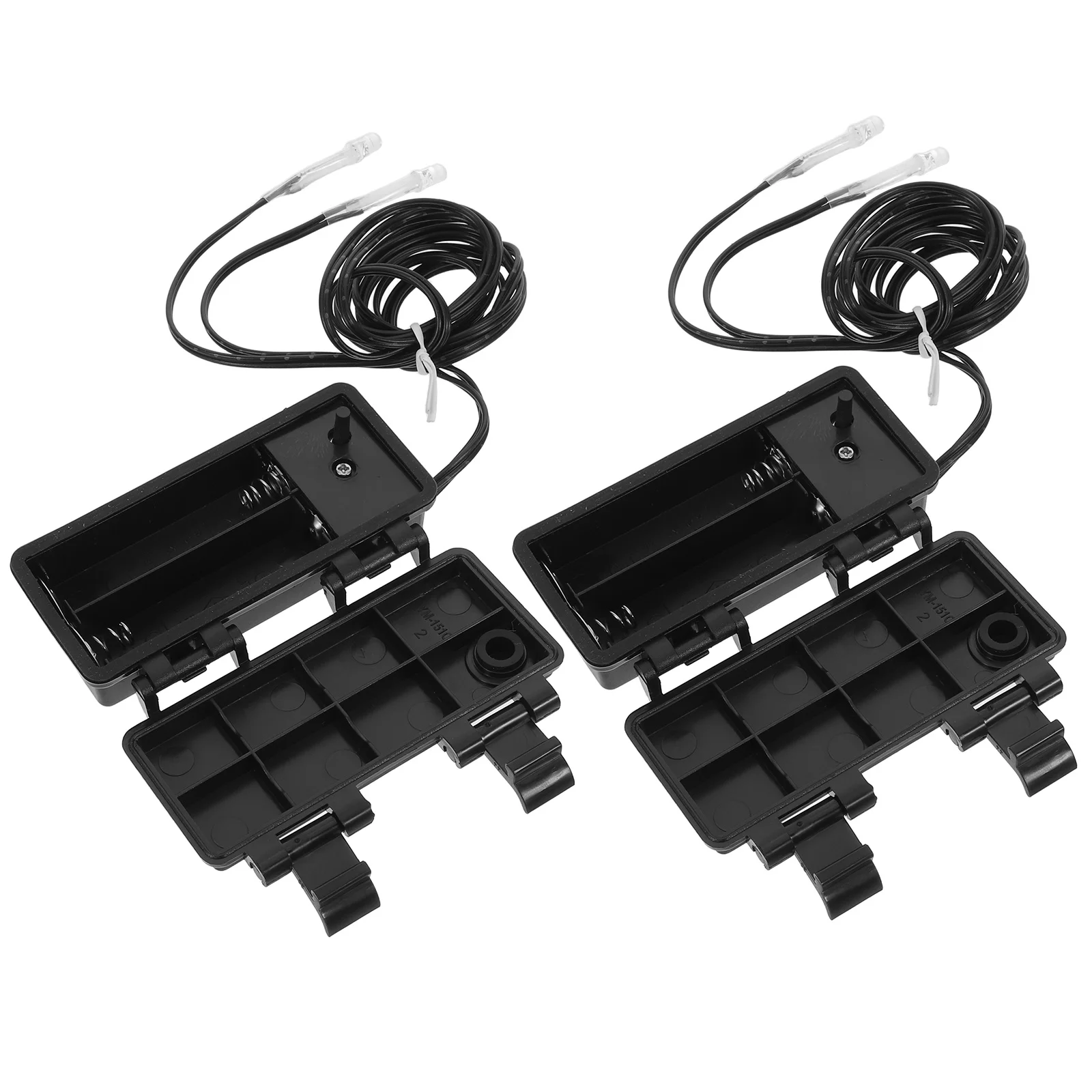 

2Pcs LED Glowing Eyes for Masks Pumpkins Tombstones Halloween Props DIY Scary Projects Outdoor Easy Install