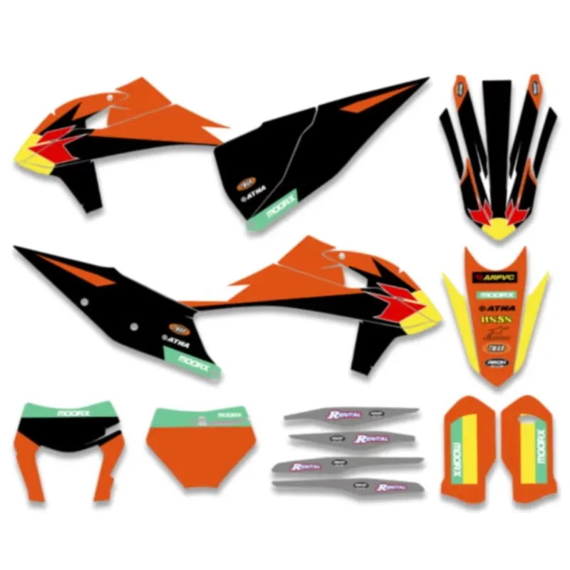 

MCHMFG Custom Motocross Graphics Decals Stickers Kits For KTM SX SXF 2019 2020 2021 2022 EXC EXC-F XCW 2020 2021 2022 2023