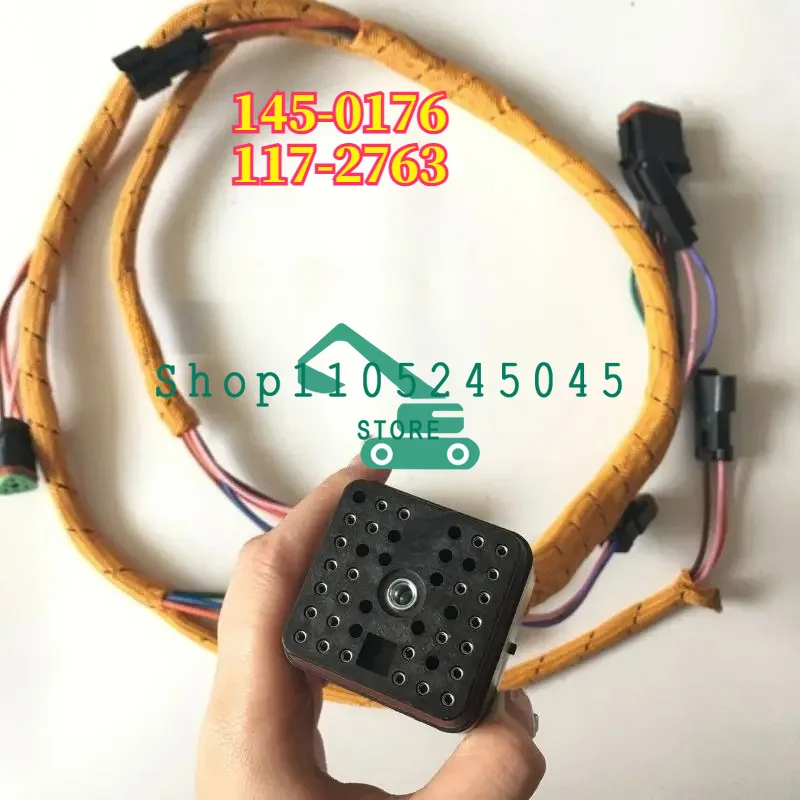 145-0176 117-2763 345B Engine Wiring Harness for Excavator Parts C-10 C-12 3176B Truck