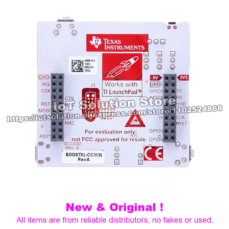 BOOSTXL-CC3135 SimpleLink WiFi CC3135 dual band wireless network processor BoosterPack plug-in module BOOSTXL CC3135