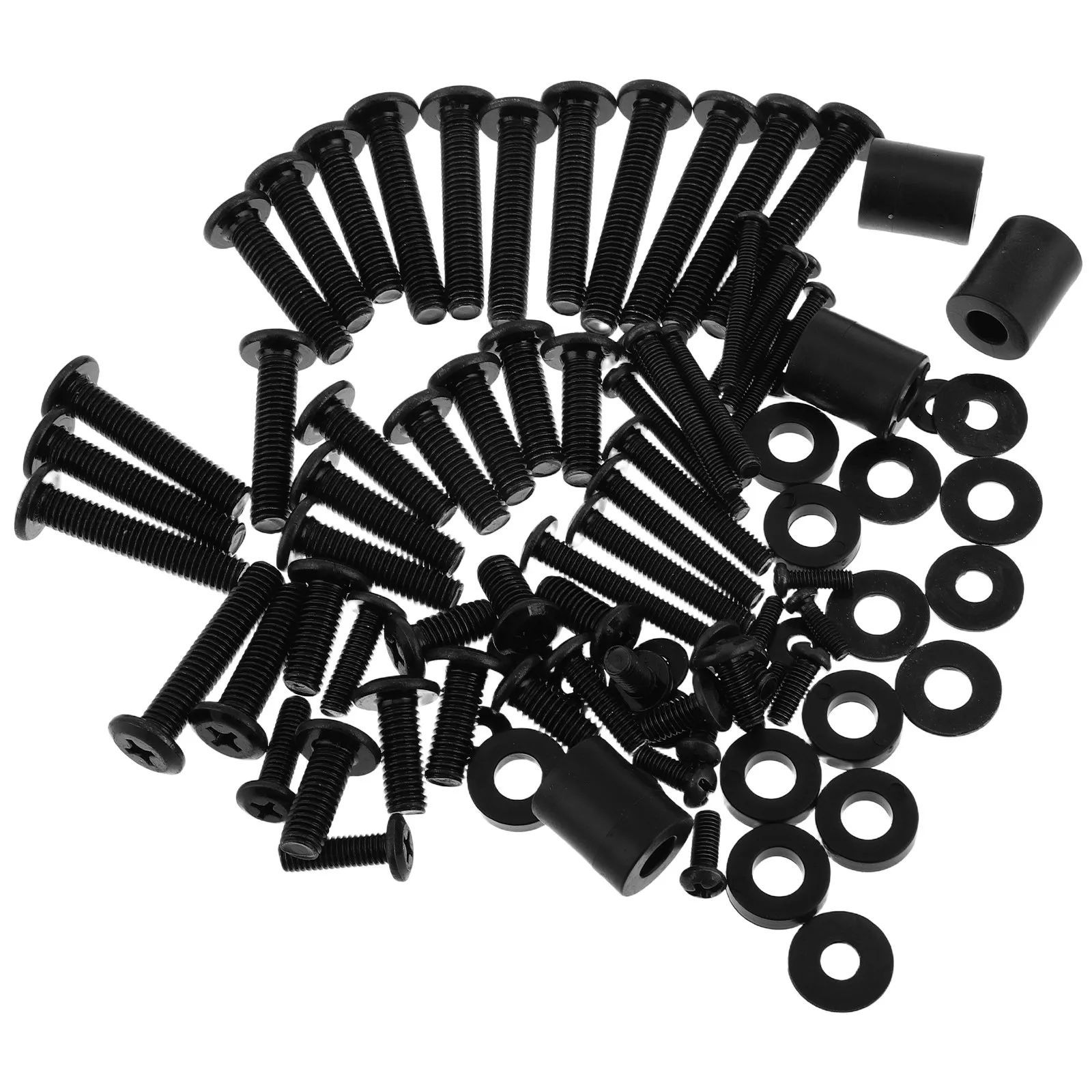 88Pcs TV Wall Mount Screw Set Heavy Duty Metal Mounting Hardware Kit Universal Compatibility Secure and Stable Installation Home