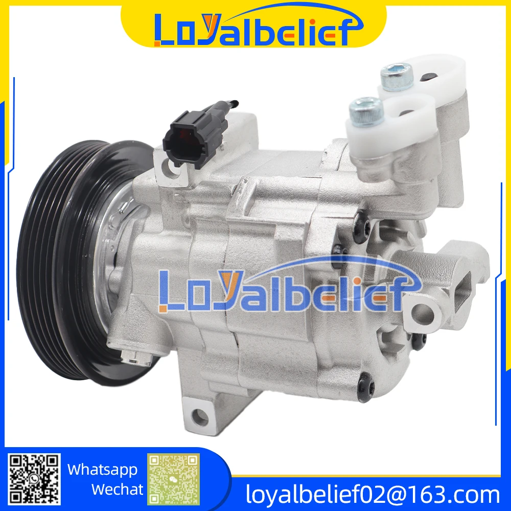DKV-08 Auto AC Compressor For Nissan Micra K12 1.2 1.4 1.6 2003- 92600AX800 92600AX30B 92600AX80A 92600AX80B 92600AX84B