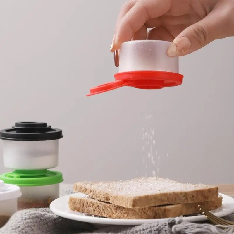 4pcs Practical Miniature Seasoning Shakers For Easy Measuring 