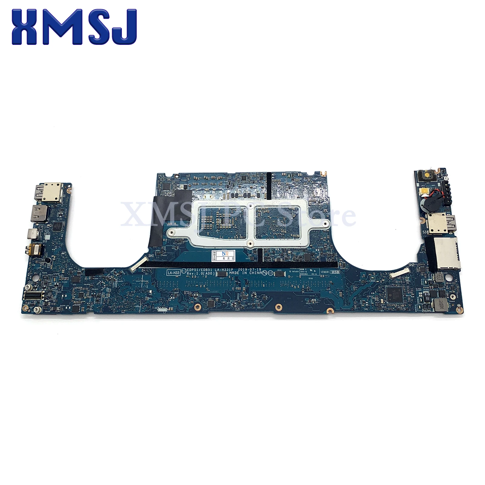 FOR DELL XPS 15 7590 Laptop Motherboard LA-H331P With SRFD0 I9-9980HK CPU GTX1650 GPU 04KR2M 4KR2M CN-04KR2M 100% Working Well