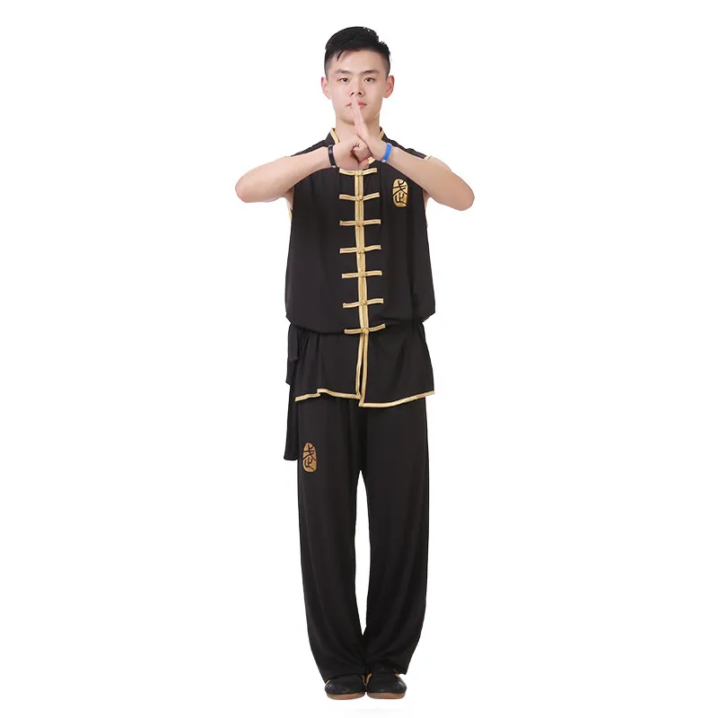 New Unisex Spring-Summer-Autumn Lightweight Tai Chi Practice Uniform for Martial Arts Performance Competition and Daily Wear