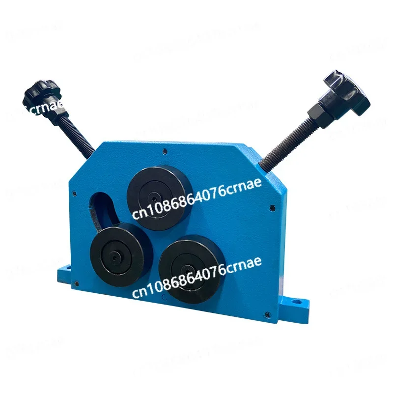 Manual Small Metal Bending Machine  Three-roller Drive Compact and Portable for Steel Copper Aluminum