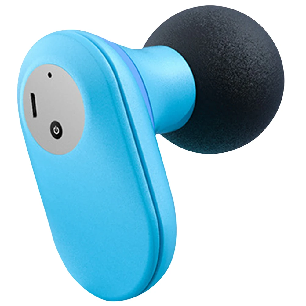 

Small Sky Blue Handheld Massager Professional Vibration Massage Tool Portable Electrical Back Neck Muscle Relaxer