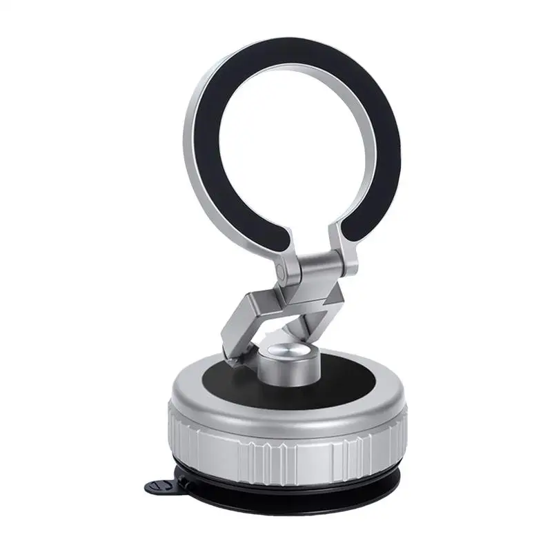 

Vacuum Phone Holder Phone Suction Mount Car Accessories Foldable Stable Base Cradle 360 Degree Rotating Portable Mobile Stand