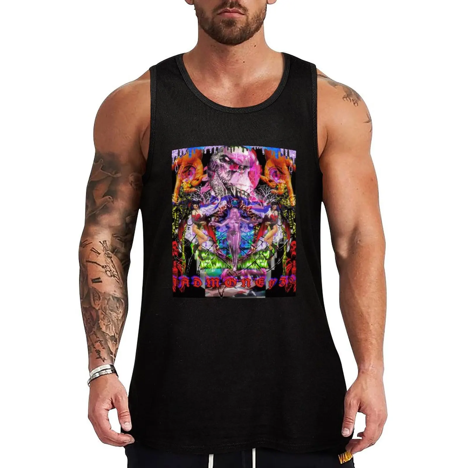 ENTER DA SHADOW REALM Tank Top Cool Dry Tank Top Lightweight Summer Sleeveless Top