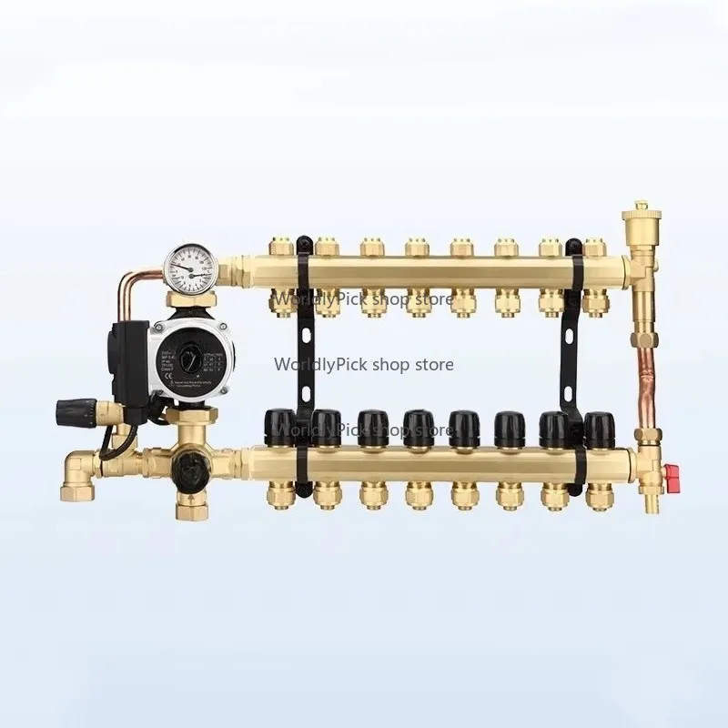 Premium Quality Brass Water Manifold for PEX Plumbing Distribution Floor Heating Systems Customized Manifold