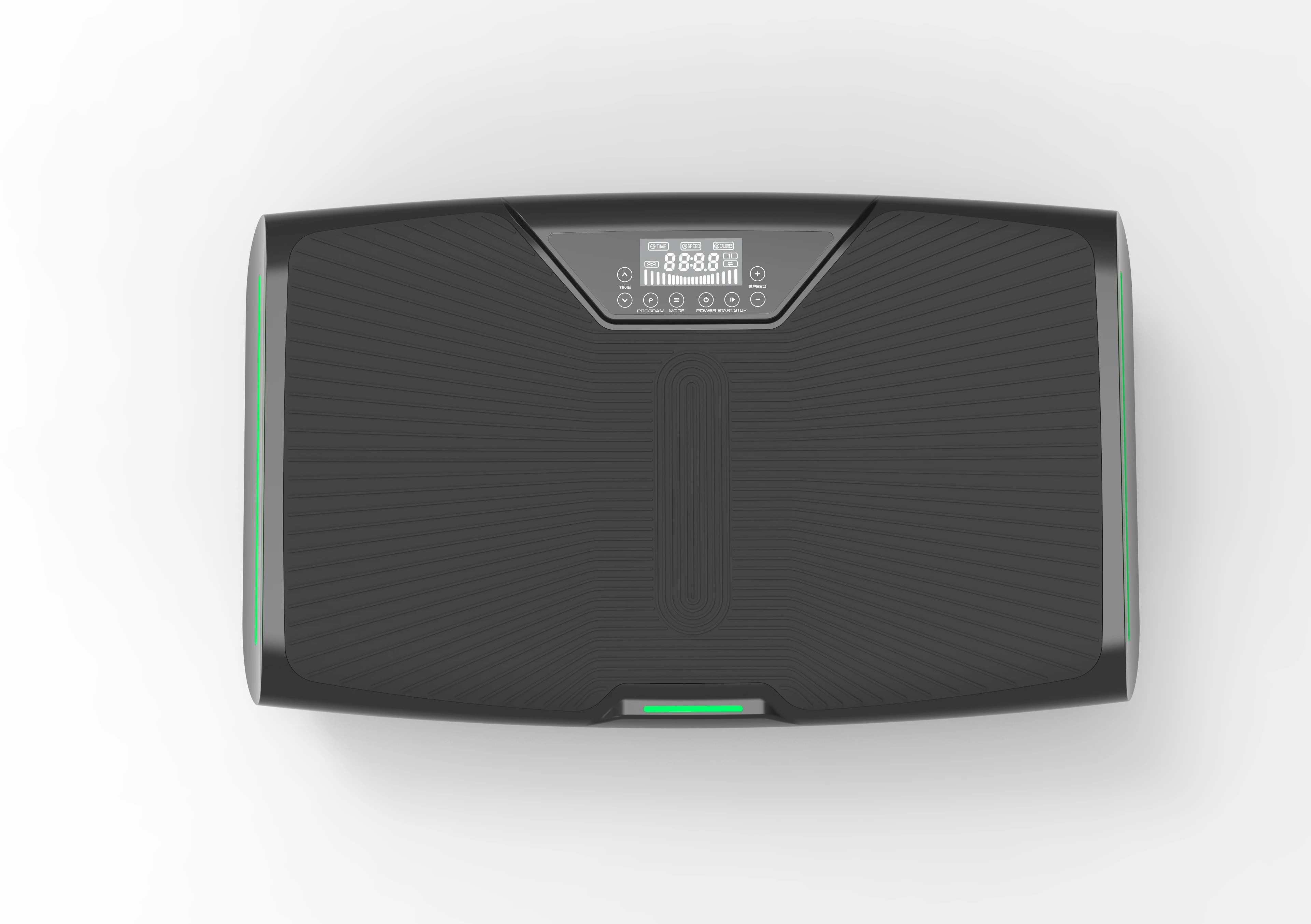 4D Electromagnetic ABS Vertical Portable Home Use Vibration Plate for Fitness & Massage with LED Light