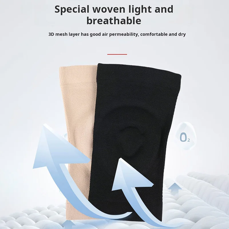 Thin Silicone Sports Knee Pads Can be Used for Fitness Dance Skating Basketball Pressurized Cycling Roller skates