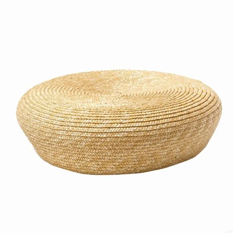 قبعة بيريه صيفية للجنسين منسوجة من القش العضوي قابلة للتنفس وقابلة للطي في الهواء الطلق #1