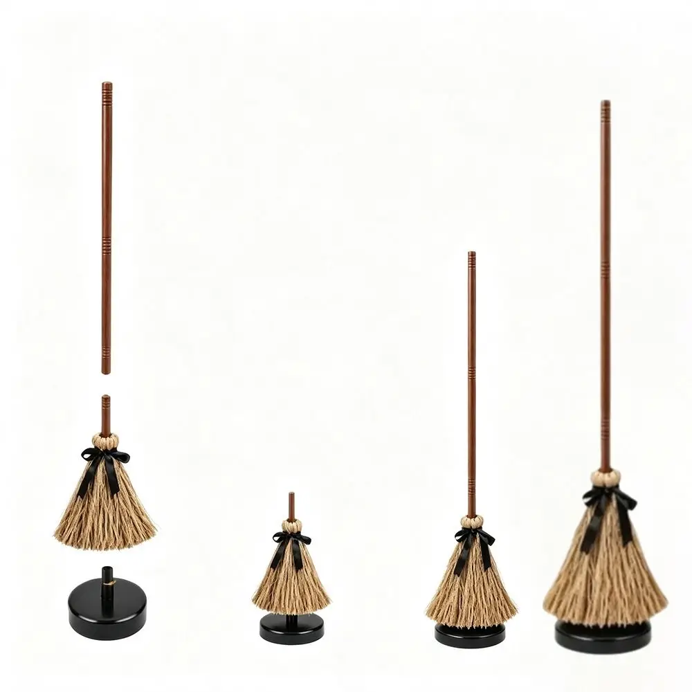 Sound Activated Witch Broom Electric Rotating Plastic Witch Broomstick Floating Broomstick Moving Broomstick Spooky Sounds