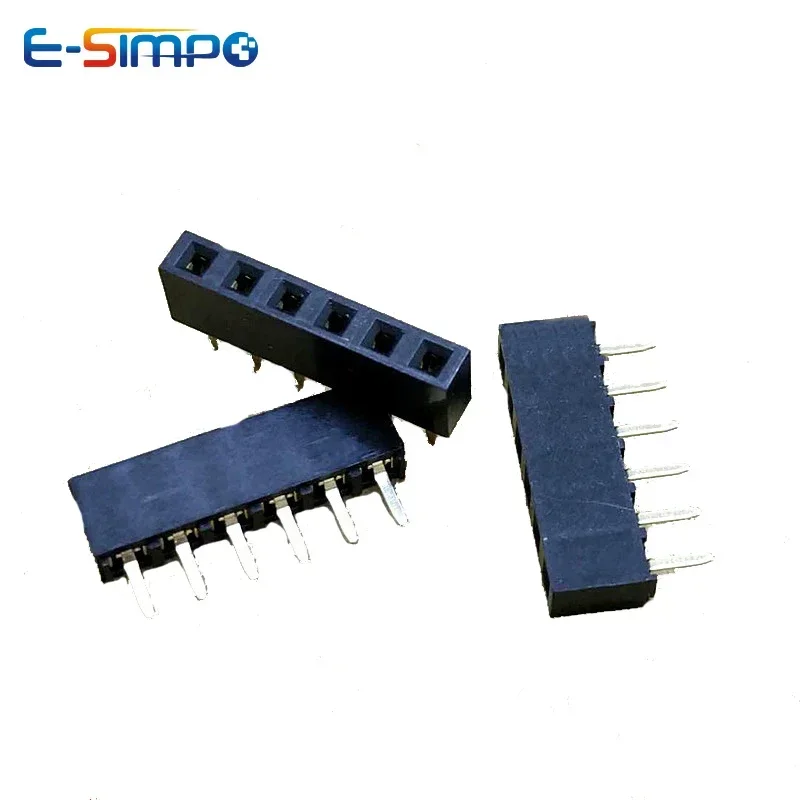 20 sztuk 2.54mm PH5 krótki profil jednorzędowy prosty 1X2P/5P/6P/10P/15P/40P Rohs pozłacane PCB żeńskie złącze wtykowe