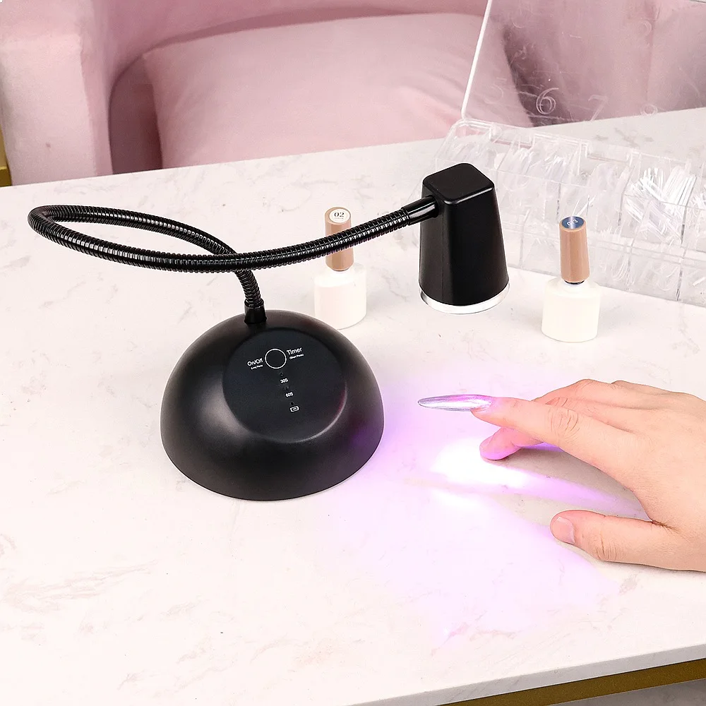 18W Soft Gel Tips Mini Uv Gel Curing Light Cordless Finger Uv Led Gel Lamp Nail Dryer One Finger Flash Cure Nail Lamp view 3