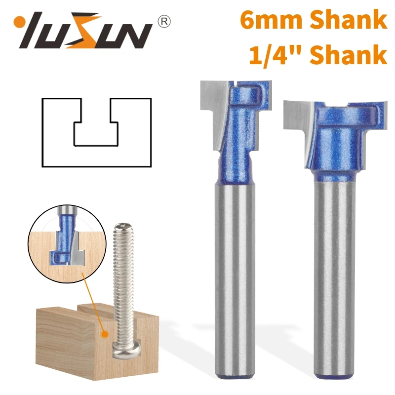 YUSUN Keyhole Bit Wood Cutters Router Bit Woodworking Milling Cutter For Wood Bit Face Mill Tools