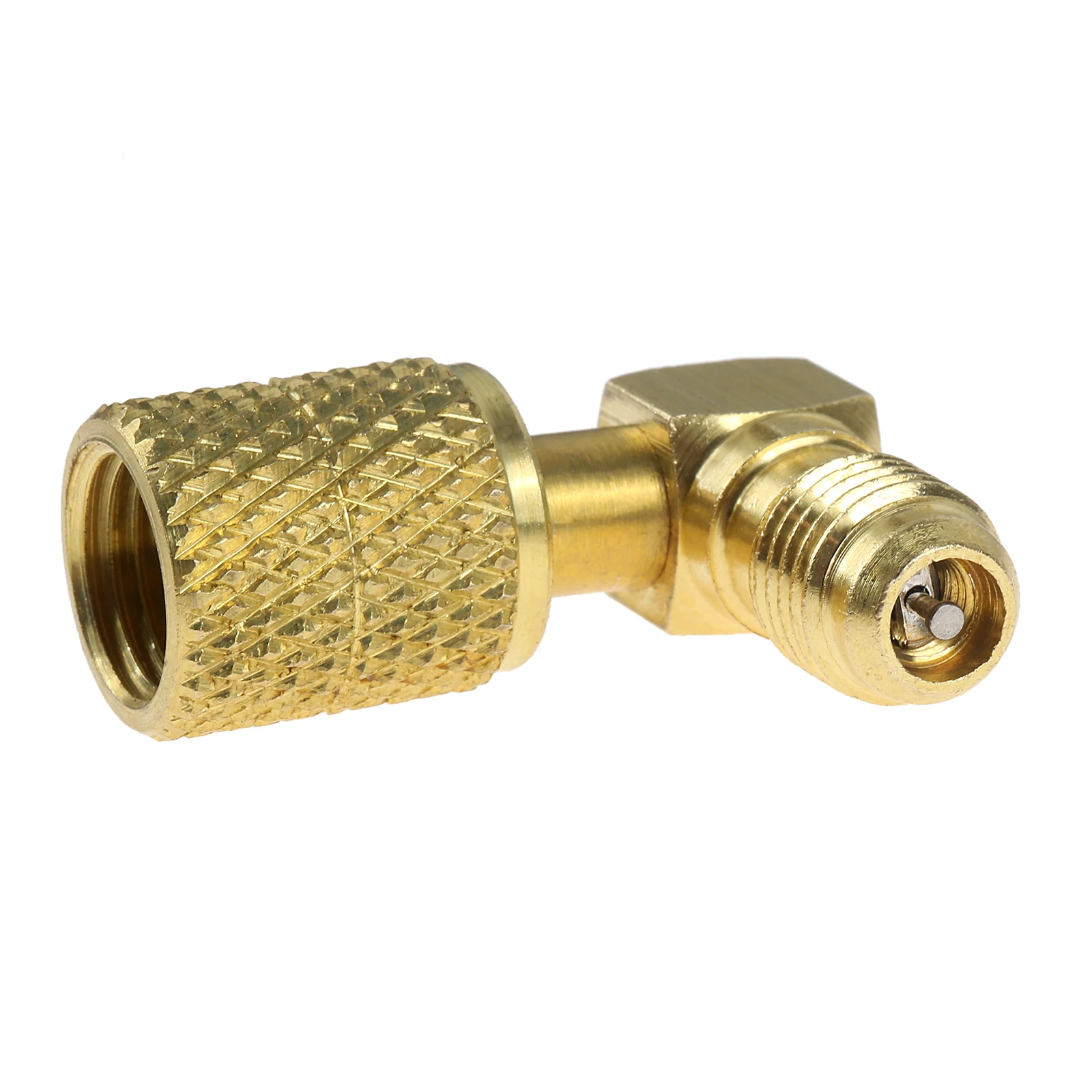 R410 5/16 "SAE żeński do 1/4" SAE męski Adapter mosiężna złączka do R410a R32 klimatyzacja czynnik chłodniczy Mini System Split — zdjęcie 5