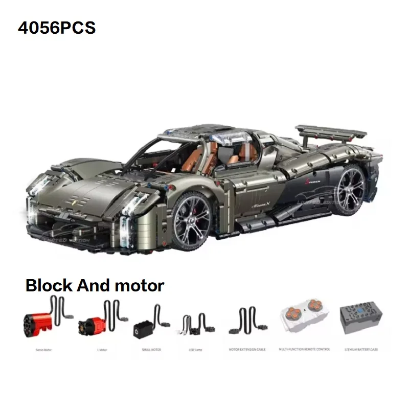 Offres spéciales 10626 véhicule technique Supar voiture de Sport X Hypercar modèle blocs de construction briques bricolage jouet cadeaux d'anniversaire pour les enfants