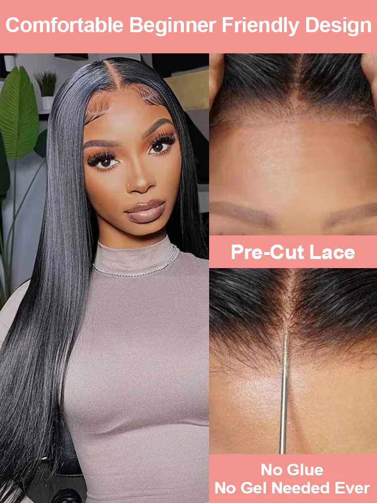 30 40 Inch 13x6 13x4 Bone Straight Hd Transparent Lace Front Human Hair Wigs 4x4 5x5 Glueless Wigs Human Hair Ready To Wear 360