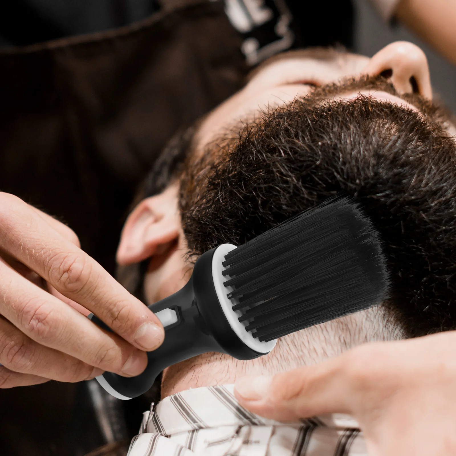 Lichaamspoederborstel Kapper Nekstofdoek Benodigdheden Accessoires voor haar Knippen Salon Reinigingsborstels Huishouden