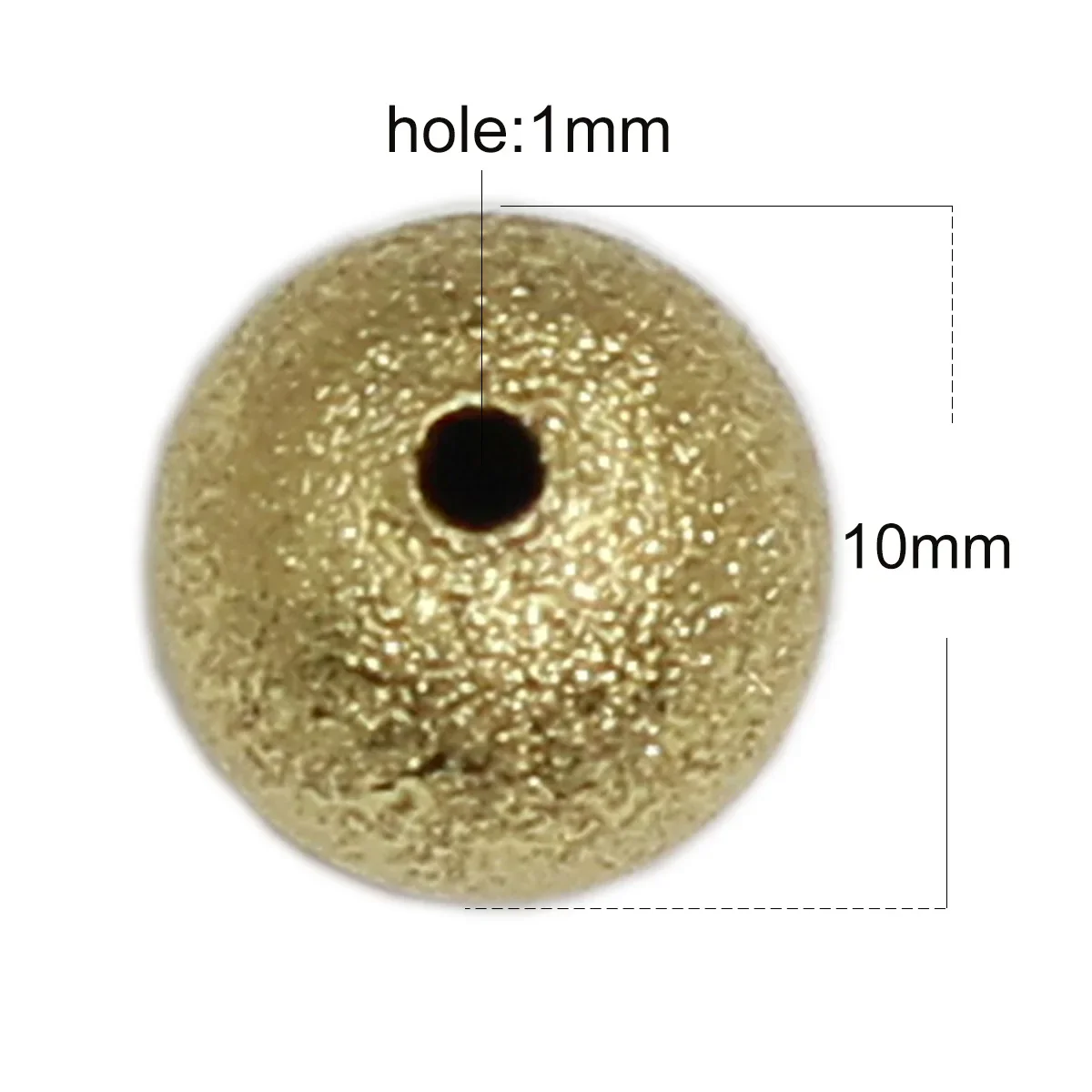 Brass Stardust Beads Exquisite Adornment DIY Jewely Parts
