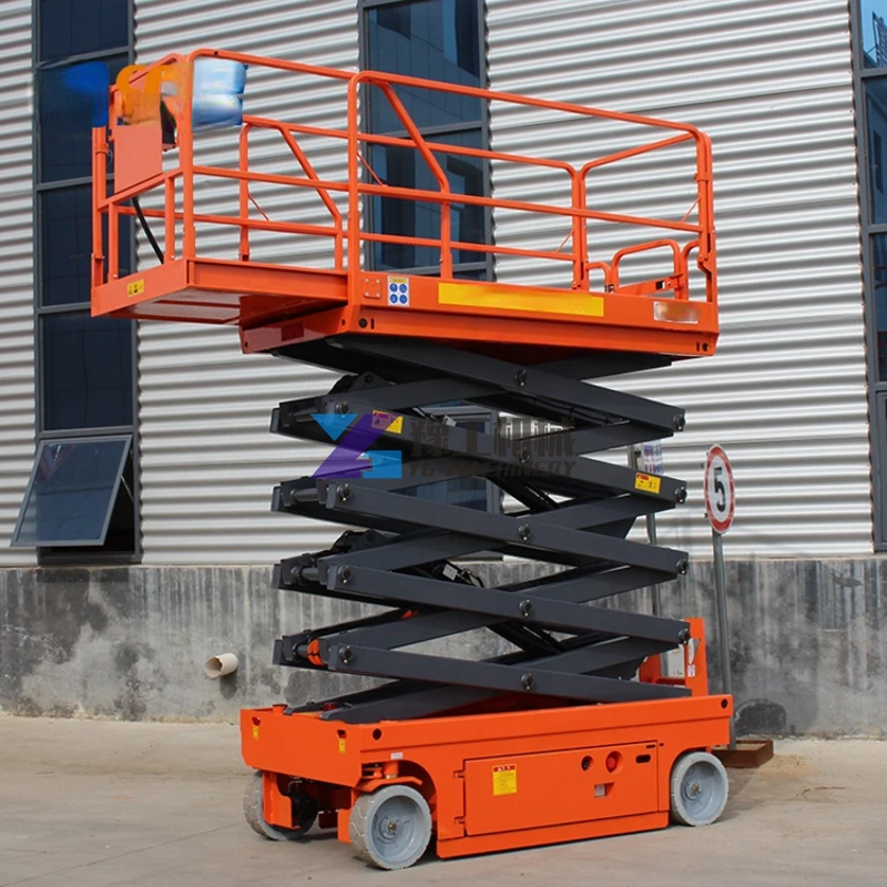 Elevador de tijera eléctrico de 6-14m, elevador de hombre, plataforma de trabajo aéreo de China/plataforma Elevador, fabricante de elevador de tijera