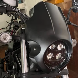 For Honda Rebel 500 Windscreen CMX 300 Headlight Fairing Windshield Cover CMX300 2020 21 2022 2023 2024 CMX500 Accessories Moto