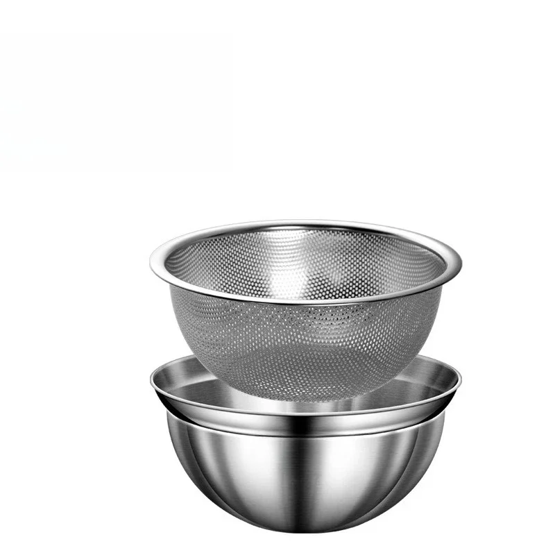 

Kitchen, leach rice, fruit set basket, wash vegetable basin, household, leaking 304 stainless steel