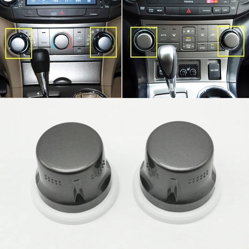 

For Toyota Highlander 2009-2013 Car Front Dash A/C Air Conditioning Control Knob 55925-0E050