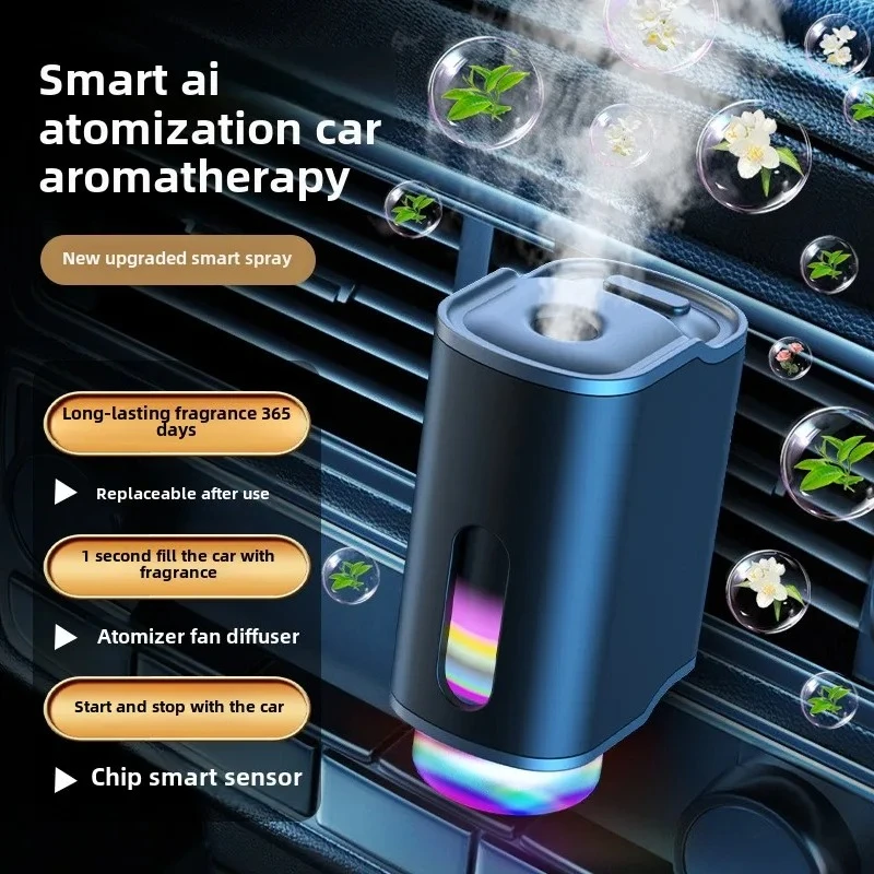 Intelligent Car Electric Air Diffuser Aroma Car Air Vent Humidifier Mist Aromatherapy Car Air Freshener For Removing Odors