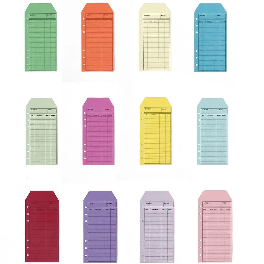 

Money Saving Budget Envelopes Kawaii Budget Organizer Cardstock Cash Envelope Loose leaf Planner Accessories