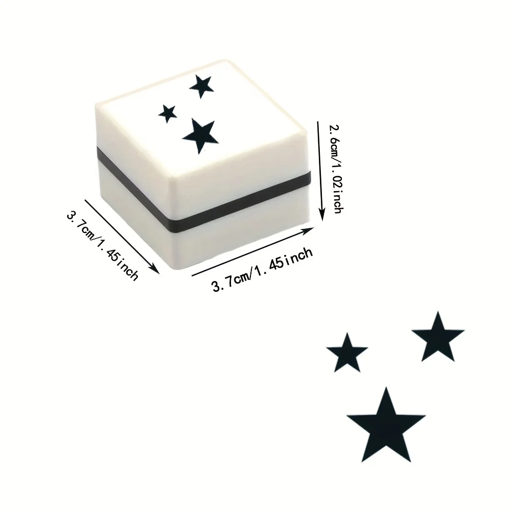 Creative Star Series Seals with Multiple Personalized Star shaped Account Patterns Stamp Incentive Seals