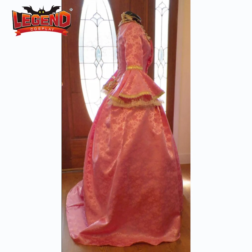 Medieval Vintage Victorican Women Pink Robe Dress Baroque Rococo Dress Marie Antoinette Dress Princess Tea Party Custom Made