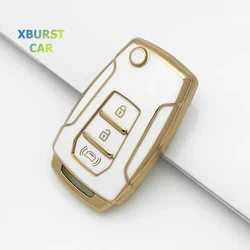 Car Key Shell Fob Holder for SsangYong Kyron Actyon Tivolan Korando Rexton Tivoli TPU Car Key Cover Case Holder Accessories