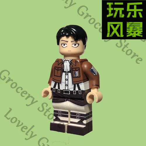 Figuras de Cosplay de Anime genuino Levi Ackerman Shingeki No Kyojin Attack on Titan, modelo de adorno, Kits de modelismo, colección de mascotas, regalo