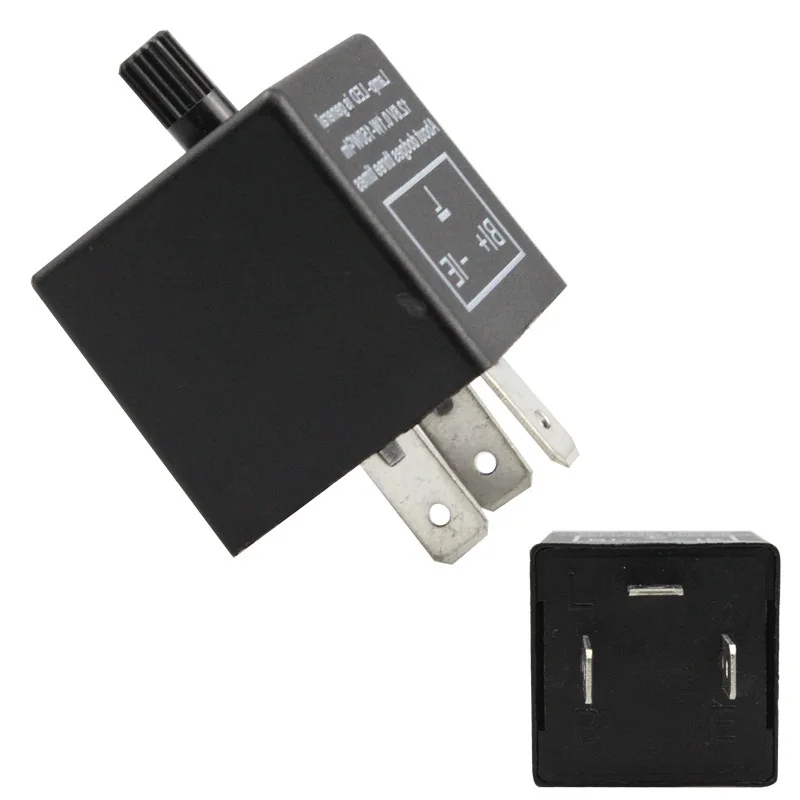 LED Flasher Relay DC 12V 3 Pin CF13 Car Motorcycle Turn Signal Light Indicator Electronic Flasher Relay Accessories