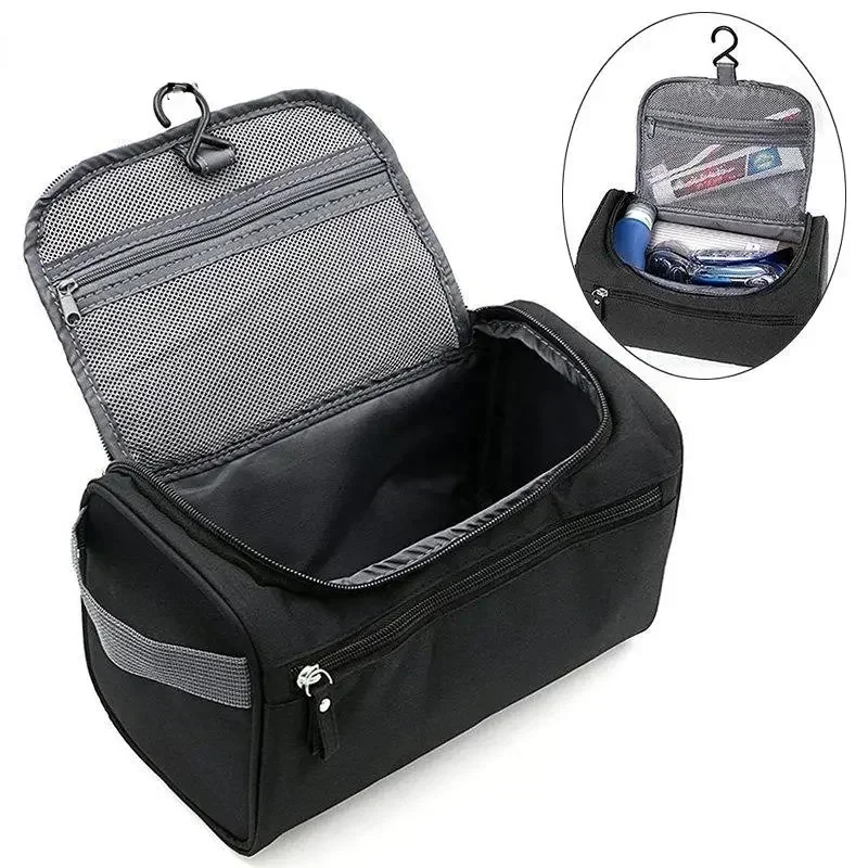 Waterproof Oxford Toiletry Bag Travel Organizer High Capacit Mill Sand Beautician Case Bath Wash Bag Men Cosmetics Cosmetic Bag