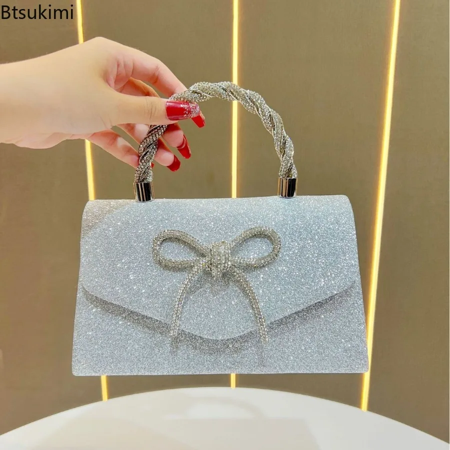 bolsa-de-mao-de-festa-com-laco-de-strass-bolsa-de-ombro-de-luxo-com-glitter-e-corrente-bolsas-de-mao-de-luxo-para-mulheres