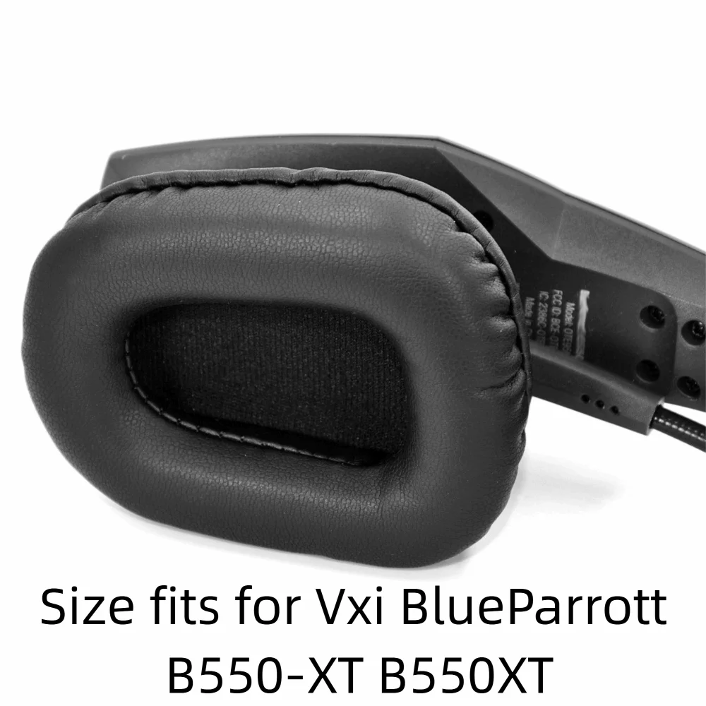 1 زوج استبدال سماعة بطانة للأذن بروتين الجلود الإسفنج رغوة سماعة ميكروفون غطاء ل Vxi BlueParrott B550-XT B550XT