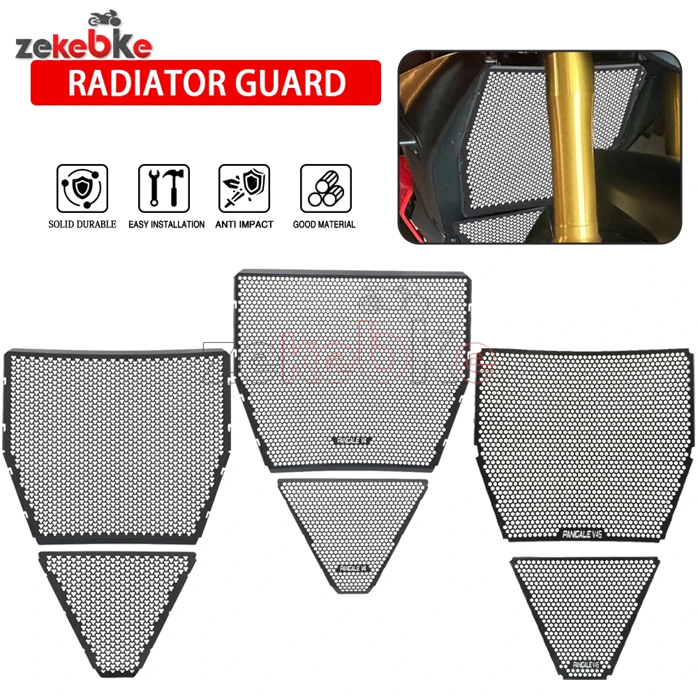 Radiator Grille Grill Guard Protector Cover Protection fit For Ducati Panigale V4 S/V4R 2025-2027 Motorcycle Radiator Guard Set