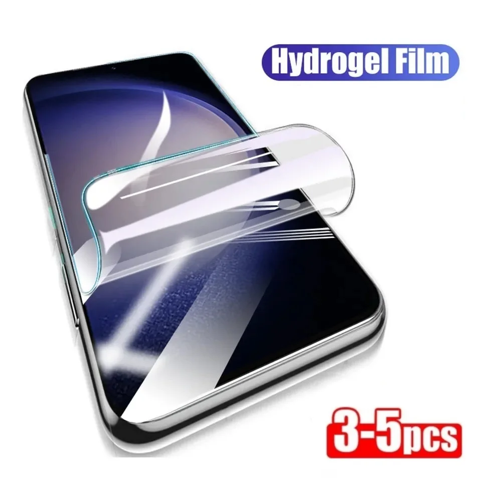 3-5Pcs Hydrogel Film For Xiaomi Redmi 9 10 10C 12C 12 Note 8 9 11 13 Pro Plus 9s 12 Turbo Screen Protector Soft Film