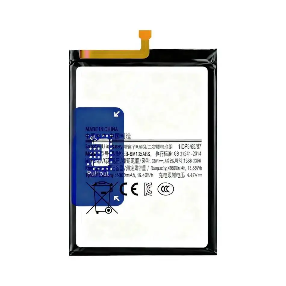 

Long Lasting 6000Mah EB-BM135ABS High-Capacity Mobile Phone Battery For Samsung Galaxy M13 4G M135