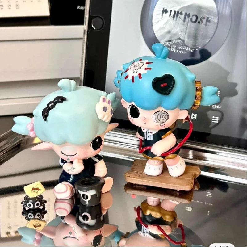 Véritable Lulumi The Rift Invitations série boîte aveugle Kawaii Action Anime Figure Surprise boîte mystère à la mode enfant cadeau personnalisé