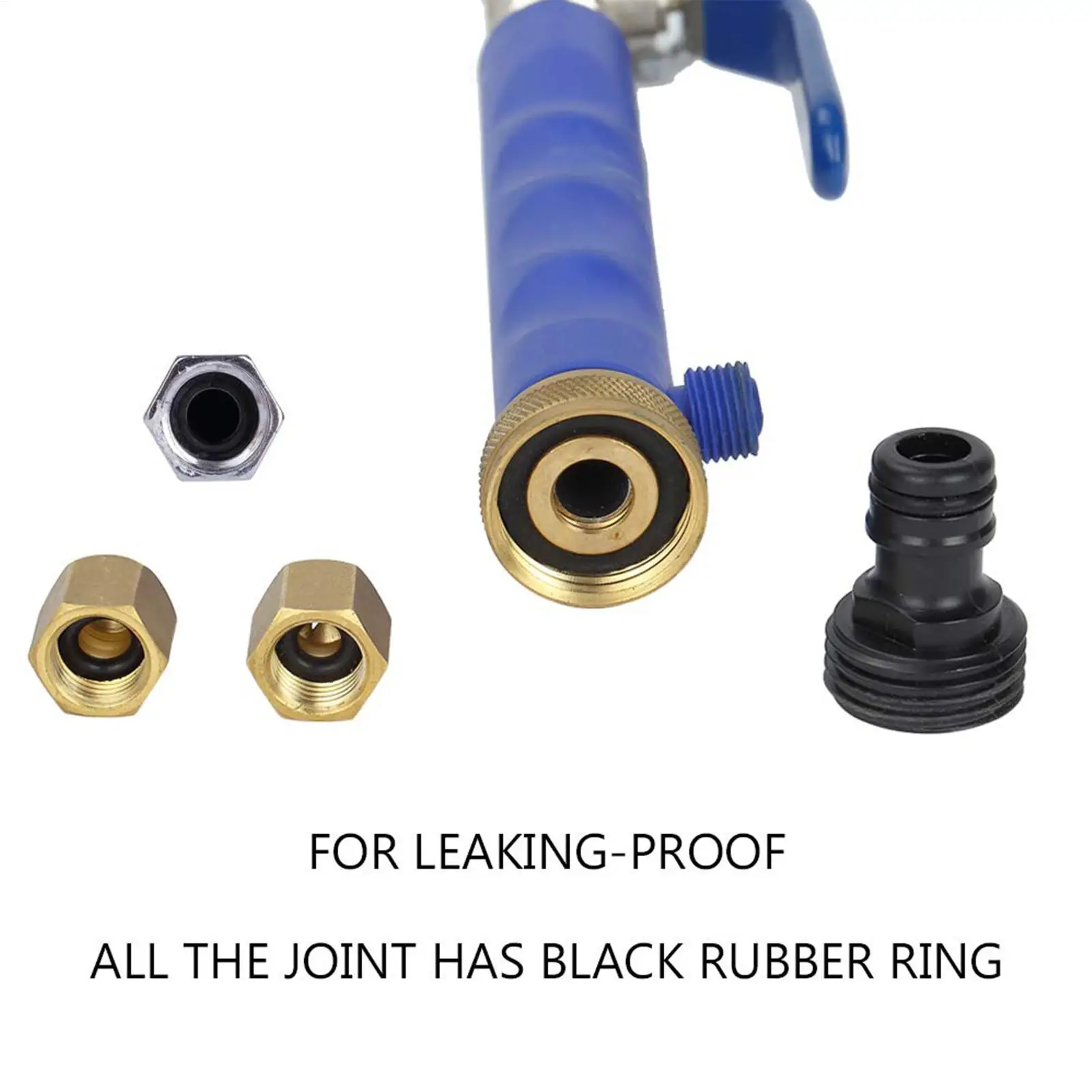 Water Hose Nozzle Multi-Functional Adjustable Garden Sprayer Nozzle For Watering Plants Lawn Patio Car Wash Cleaning Showering