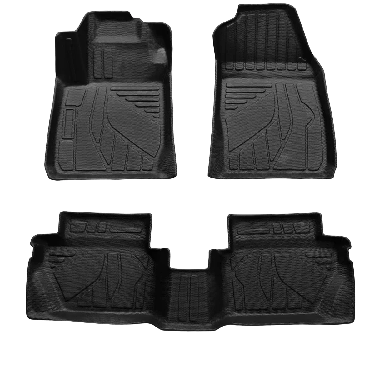 Complete Set Luxury Anti-slip TPE Sports Car Mat Wear-Resistant Anti-Slip Carpet Environmentally Friendly TPE Material Foot Mat
