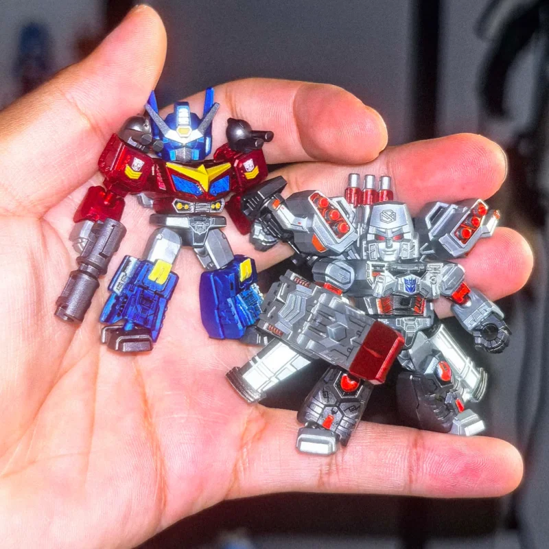 Blokees Transformers Defender Version 8 Battle Stars Collectible Anime Action Figure Blind Box Star Optimus Prime Super Megatron